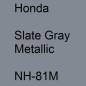 Preview: Honda, Slate Gray Metallic, NH-81M.